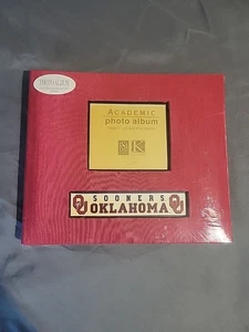 Sooners Oklahoma Academic Photo Album 9"×11" New Red - Picture 1 of 2
