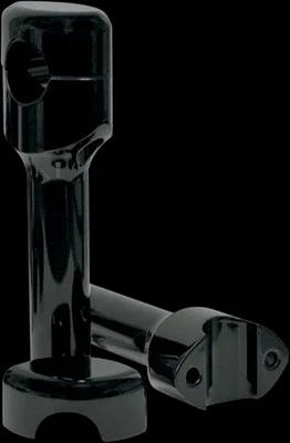 Elevador de manillar liso negro de 6 pulgadas LA Choppers Kawasaki Vulcan 900 06-19 Foto 1 de 3