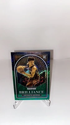 Keyonte George RC 2023 Prizm Draft Picks Green Shimmer Brilliance 1/3 # Match - Image 1 of 3