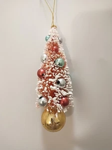 Spazzola Bottiglia Spumante Albero di Natale 5" Ornamenti - Foto 1 di 2