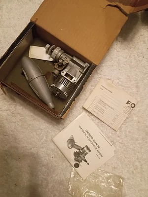 Fox  Quickie 45 w/muffler RC Model Airplane Engine - Image 1 of 3