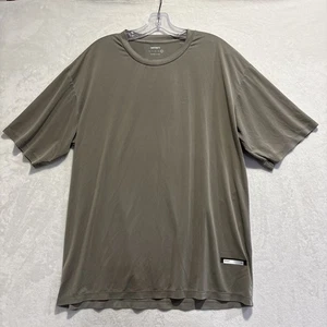 Satisfy Auralite Running Short Sleeve Shirt Mineral Beige Men's Size 4 XL Tee - Picture 1 of 16