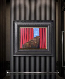 “ Exit From The World’s Stage” Original Oil Painting - Picture 1 of 3