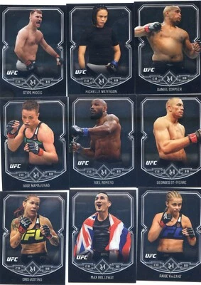 2018 Topps UFC Chrome Museum Collection Insert MMA Pick Your Card Build a Set - Image 1 of 2
