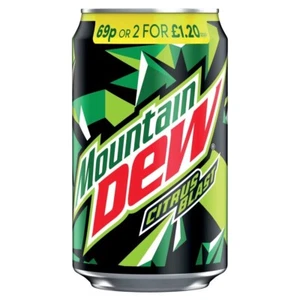 Mountain Dew Citrus Blast Cans 330ml (Pack of 24) - Picture 1 of 1
