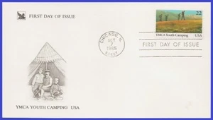USA5 #2160 U/A READERS DIGEST FDC YMCA Youth Camping Boy Scouts - Picture 1 of 1