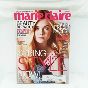 Marie Claire Magazine May 2014 Double Issue Elle Fanning - Picture 1 of 2