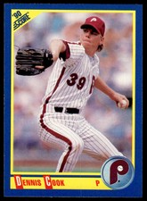 1990 Score Dennis Cook Philadelphia Phillies #545