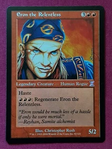 Magic The Gathering TIME SPIRAL ERON THE RELENTLESS red card MTG - Bild 1 von 2