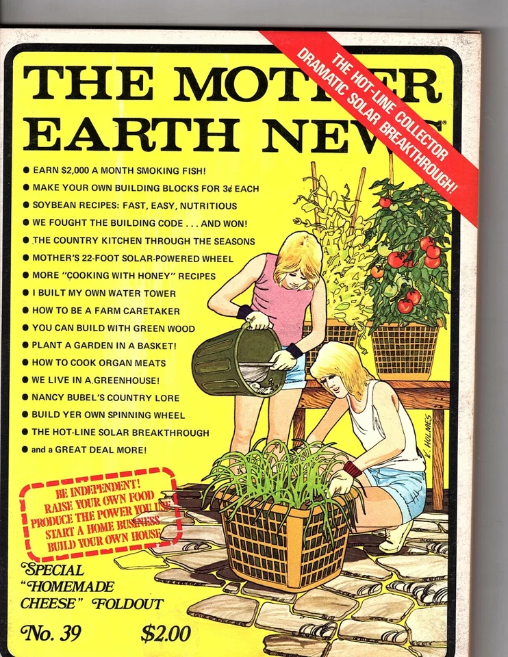 THE MOTHER EARTH NEWS #39 May1976 , Getting back to nature Organic living (j1000 Foto 1 de 1