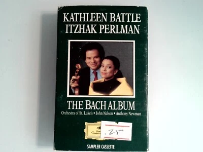 Battle Perlman The Bach Album Promo (Cassette) - Image 1 of 2