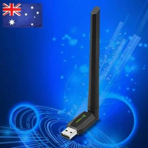 650Mbps USB WiFi Dongle Free Drive Dual Band 2.4G 5Ghz Convenient for Desktop PC - Afbeelding 1 van 11