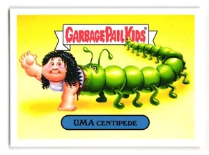 Uma Centipede 2018 Garbage Pail Kids Human Horror Parody Sticker - Picture 1 of 2