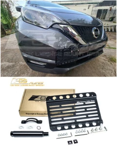 Placa EOS para 14-19 Nissan Versa Note E12 gancho de remolque delantero soporte de montaje de licencia - Imagen 1 de 10