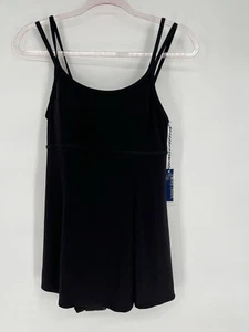 Sonnet Shores Black One Piece Swimsuit w Skirt NWT Org $84 Womens Sz 6 - Picture 1 of 10