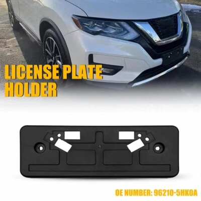 Soporte de matrícula delantero genuino para Nissan Rogue 2017-2020 OEM 96210-5HK0A Foto 1 de 4