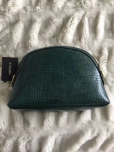 Brand New W/Tags Faux Croc Embossed Green Crossover Bag By Forever 21 - Picture 1 of 5