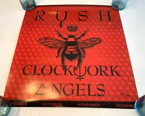 Rush Band Clockwork Angels VIP Tour Poster Numbered Limited Edition - Picture 1 of 5