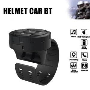 Bluetooth Audio Adapter Wireless Car Steering Wheel Media Remote Control - Afbeelding 1 van 18