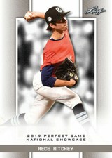 RECE RITCHEY 2019 "1ST EVER PRINTED" LEAF PERFECT GAME NIKE ROOKIE CARD! 