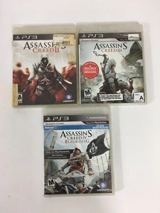 Assassin's Creed 2 3 und Black Flag (Xbox 360) mit Hüllen CIB - Bild 1 von 8