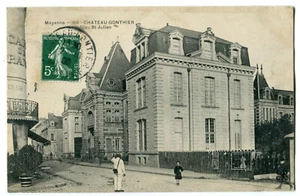 CPA 53 MAYENNE - chateau gonthier - l ' hotel dieu st-julien - Imagen 1 de 2