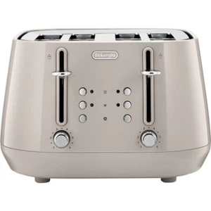 De'Longhi CTY4003.BG Eclettica 4 Slice Toaster Beige - Picture 1 of 8