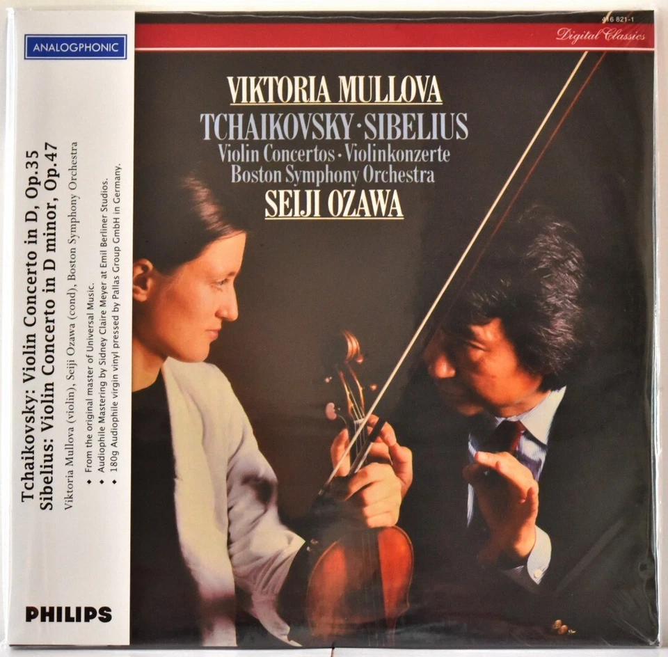 ANALOGPHONIC-PHILIPS TCHAIKOVSKY "Violin Concertos" MULLOVA 180g #2LP SET SEALED - Image 1 of 1