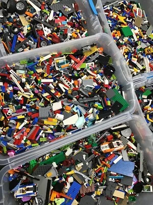 LEGO Bulk Parts and Pieces by the Pound - Clean Random Bricks! - FREE SHIPPING  - Image 1 of 4