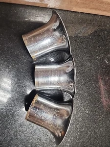 Vtg lot of 3 Ram Air Pipe Velocity Stacks RATROD - Picture 1 of 4