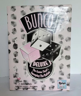 Vintage BUNCO Deluxe Dice Game in Pink For Breast Cancer Awareness Box 2005 New - Image 1 of 3