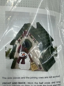 Mary Maxim Pine Tree Tissue Box Cover Plastic Canvas Craft Kit - Picture 1 of 3