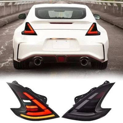 NUEVO CONJUNTO DE LUCES TRASERAS DE SEÑAL DE SECUENCIA LED para Nissan 370Z Z34 2013-2019 Foto 1 de 4