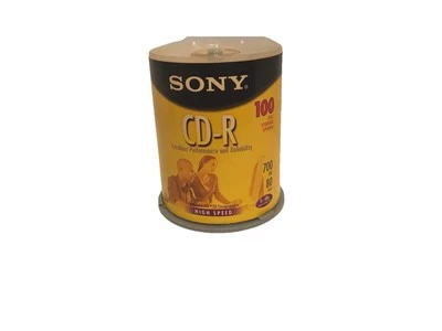 Sony CD-R 700MB Storage Media Discs - Open Pack of 70 - Image 1 of 2