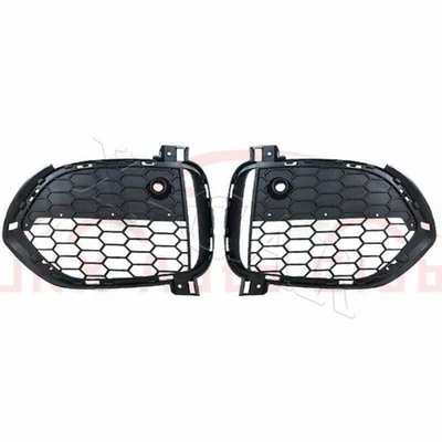 Par de marcos de cubierta de faros antiniebla para parachoques delantero n para BMW X5 F15 2012-2015 M Sport Foto 1 de 4