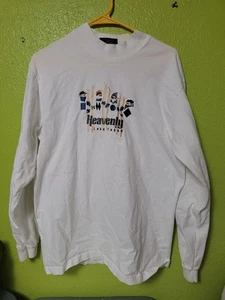 Heavenly Lake Tahoe Langarm Skifahren bestickt Ski Made In USA Vintage Shirt - Bild 1 von 6