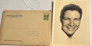 KENNY BAKER 1940'S SINGER PICTURE AND ORIGINAL ENVELOPE WITH 1 CENT STAMP - Picture 1 of 4