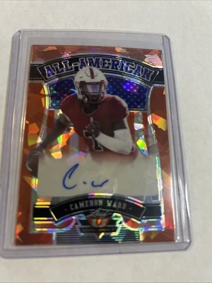 2022 Leaf Cam Ward All-American Auto Orange Ice 18/20 SP  #AA-CW2 - Image 1 of 4