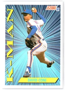David Cone Score sports #409 Baseball New York Mets - Picture 1 of 2