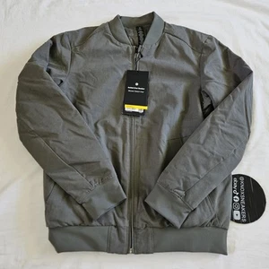 Lululemon Switch Over Bomber Jacket GRSG Grey Sage Men's Size Small - Picture 1 of 10