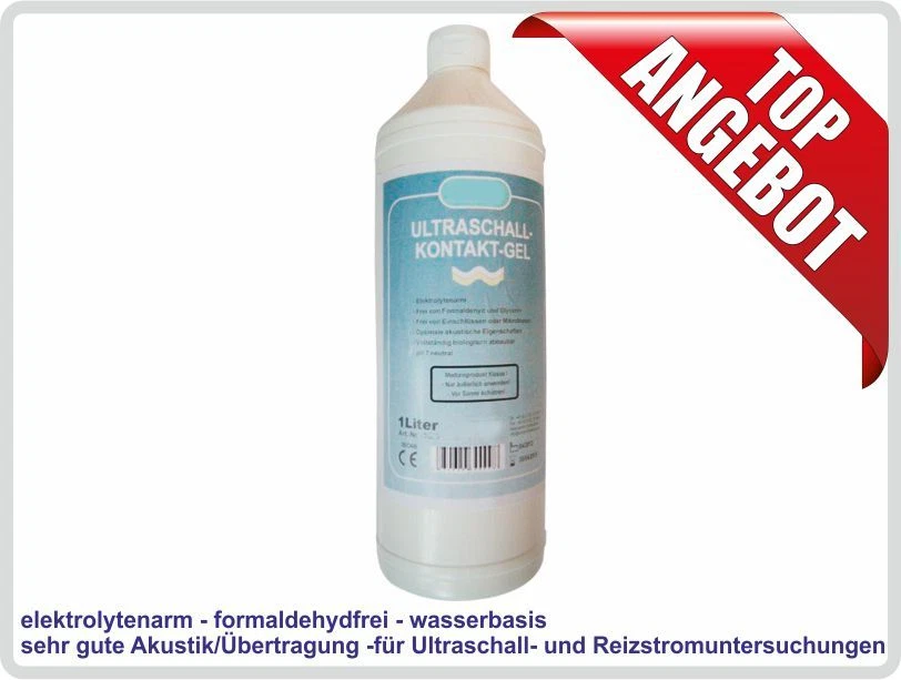 Ultraschall-Kontaktgel Ultraschallgel Kontaktgel 1.Ltr = 1000ml
