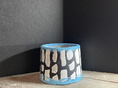 Handmade 3 inch concrete cement planter pot  - Image 1 of 4