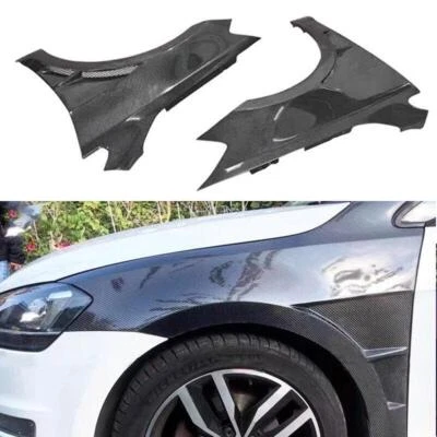 For Volkswagen Golf MK7.5 7.5 GTI TSI R Carbon Fiber Vented Fender Replacement - Image 1 of 4