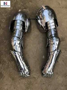 Medieval Knight Armour Full Arm Protection With Roundels 18 Gauge Reenactment - Picture 1 of 4