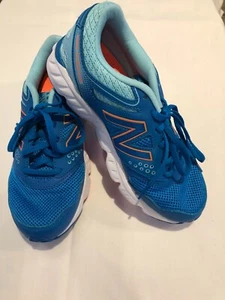 New Balance Blue Orange Running Sneaker Shoes Womens Size 7B NEW - Picture 1 of 10