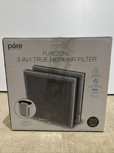 Pure Enrichment 3-in-1 True Hepa Air Filter Replacement 2-Pack PureZone - NEW - Picture 1 of 2