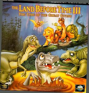 THE LAND BEFORE TIME III 3:  THE TIME OF THE GREAT GIVING (LASERDISC)