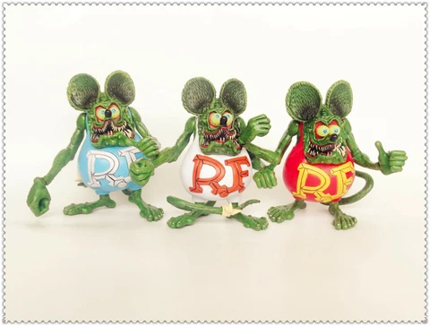 RAT FINK Ed Big Daddy Roth didewalk superfers  action only figure 4.5" Cover