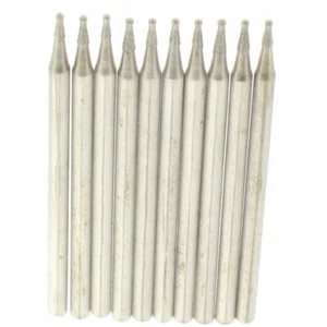 20Pcs Ball Head 0.8mm Diamond Grinding Bits Coated Carving Burrs Stone Tools - Picture 1 of 9