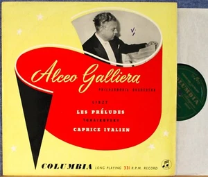 Galliera. Liszt (Les Preludes)+Tchaikovsky (Caprice Italien) Col 33SX 1013. NM - Bild 1 von 1